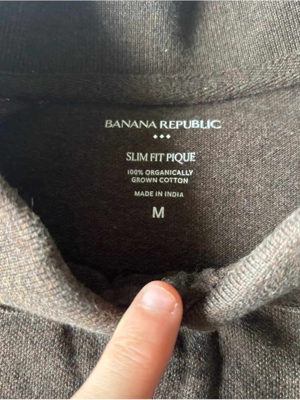 Banana Republic Men's Polo Pair - Brown & Forest Green